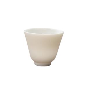 德化陶瓷【单茶杯满40ml纯白哑光】高纯 羊脂玉瓷 25号主人杯 小