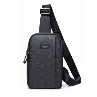 七匹狼胸包男士包包2025新款潮牌多功能斜挎包男款休闲背包单肩包