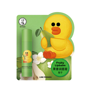 曼秀雷敦果香梨子无色女士唇膏补水滋润防干裂学生护唇口油