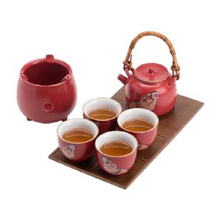 苏氏陶瓷(SUSHI CERAMICS)走进故宫红心意提梁壶茶具发财茶杯