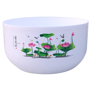 加厚塑料花盆金钱铜钱草水培器皿碗莲专用盆树脂无孔睡莲荷花盆缸