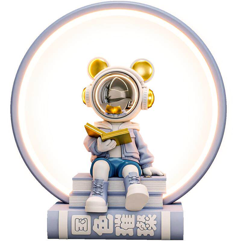 创意太空人小夜灯摆件