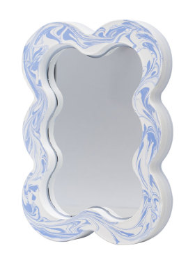 手工制作莫兰迪色镜子托盘