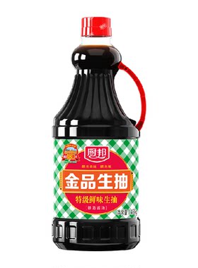 厨邦金品特级生抽高盐稀态