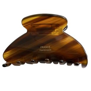 法式简约中号发夹~韩国FRANCE金标鲨鱼夹 后脑勺公主头半发抓夹小