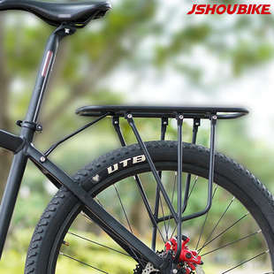 加粗厚壁后货架山地公路自行车26寸29螺丝安装 铝合金载人后座尾架