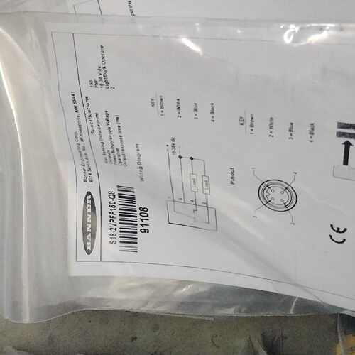 溢价-邦纳BANNER光电传感器S18-2VPFF150-