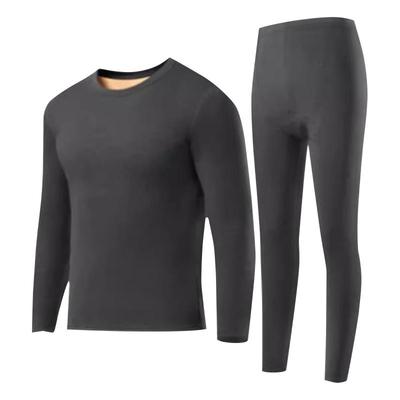 羊羔绒超厚男士保暖内衣套装冬季