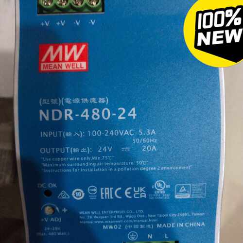 溢价-NDR-480-24 台湾明纬电源 剩下20台便宜转