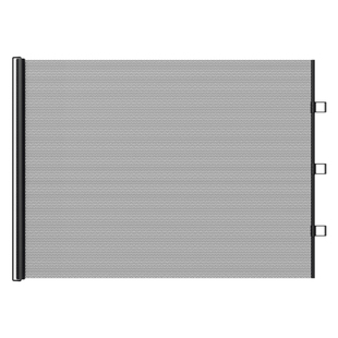 免打孔宠物围栏防猫出门可伸缩隔离网抗跳楼梯狗狗拦猫挡板栅栏门