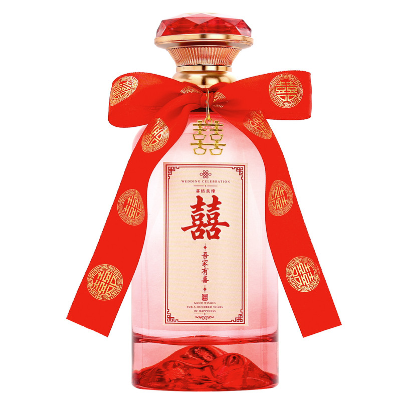 婚宴透明酒瓶礼盒一斤白酒空瓶子