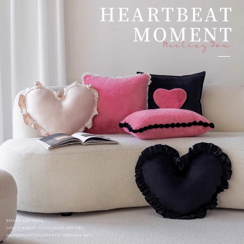 撸猫感抱枕毛绒靠枕异形现代奢家居ins窗飘客厅沙发靠垫轻冬季