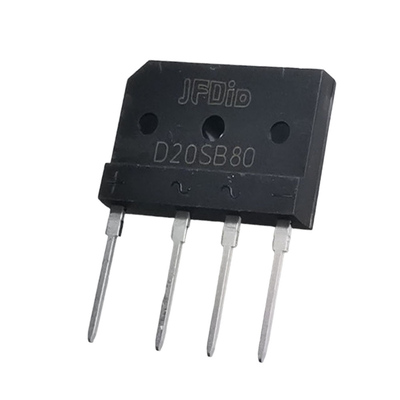 (3只) D20SB80=D20XB80=T20XB60 DIP-4 电磁炉通用整流桥堆 扁桥