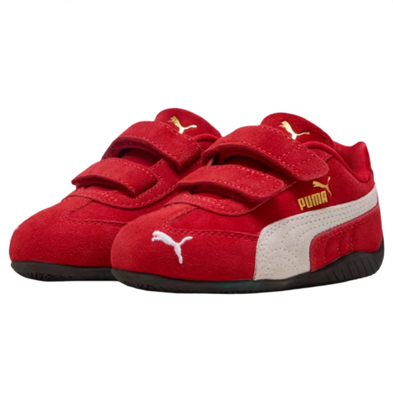 现货Puma Speedcat 彪马魔术贴儿童赛车鞋PUMA男女童T字头德训鞋