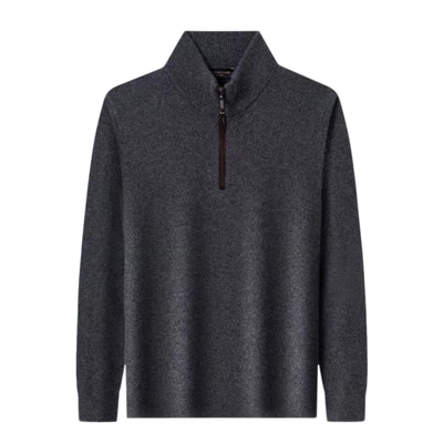 100%纯羊绒半拉链羊绒衫