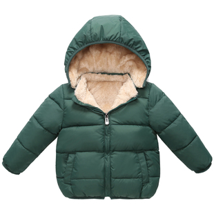 反季清仓儿童羊羔绒棉衣男童羽绒棉服女童棉袄宝宝加厚童装外套潮
