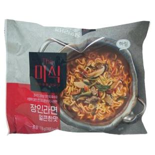 韩国直邮江原道匠人浓汤石锅高端拉面113g袋包装韩式牛肉味香辣味