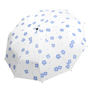 雨伞女小清新ins风 花朵折叠学生自动防晒防紫外线遮太阳晴雨两用