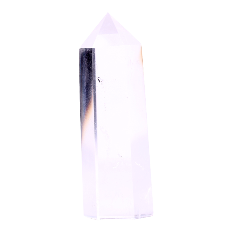 天然白水晶晶柱一物一图