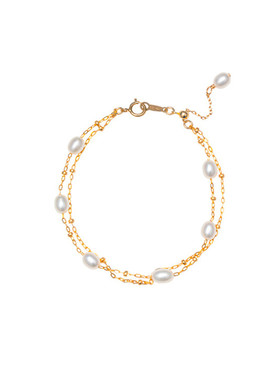 适合春夏的小清新手链14k包金