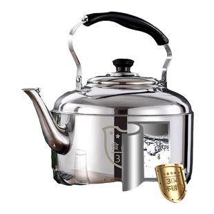 304不锈钢烧水壶家用大容量茶壶明火电磁炉煤气燃气灶老式柴火灶