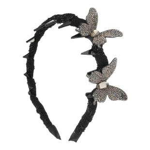 弗弗西FFX星光蝴蝶发箍女2025新款发卡头箍高颅顶高级感轻奢头饰