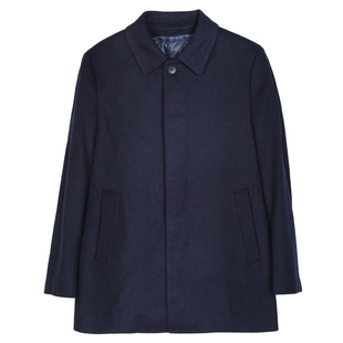 金利来男装羊绒大衣冬季翻领可拆内胆羽绒服外套MJL22141412-95