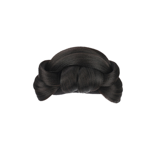 古风汉服假发盘发发髻一体式全发丝发包古装明制发型垫发包全套女