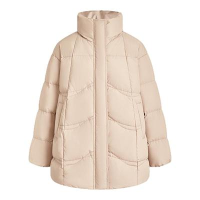 A21女装梭织宽松立领羽绒服