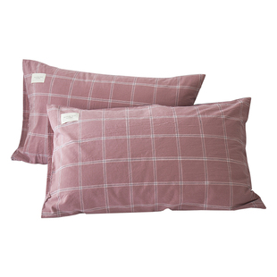 全棉枕套一只装单个48X74cm纯棉枕头套40x60幼儿园儿童小号30×50