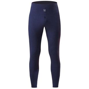 猫人男士保暖裤加绒加厚发热2025新款打底护膝棉毛裤冬季秋裤男款