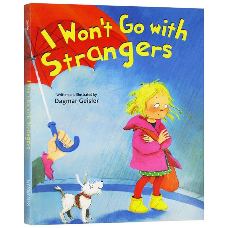 我不跟你走 儿童安全教育绘本 英文原版 精装 I Won't Go With Strangers 英文版进口原版英语书籍