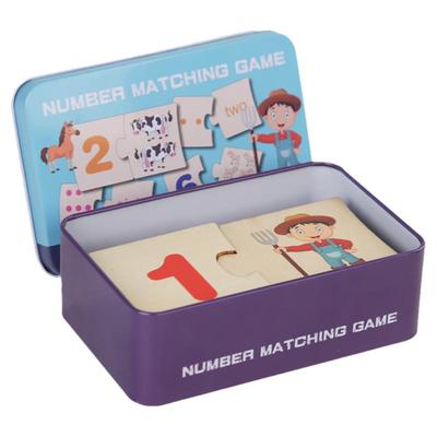 2到3到6岁益智数字卡片启蒙玩具