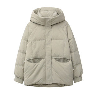 200斤大码羽绒服女胖妹妹中长款连帽冬装加肥宽松孕妇保暖外套280