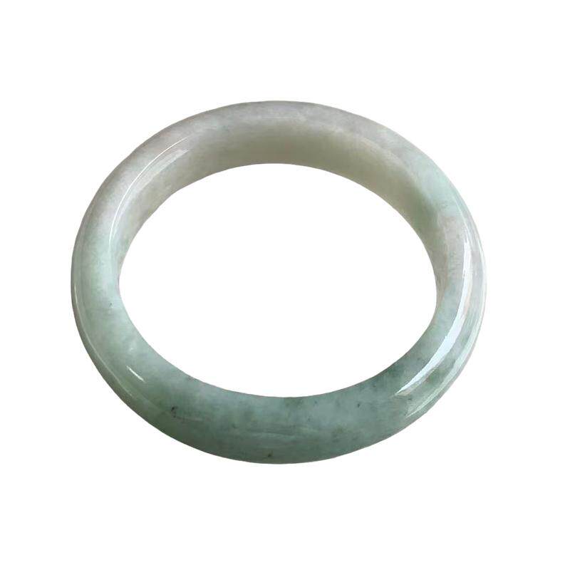 缅甸天然A货翡翠绿色手镯56.6mm