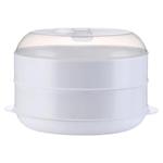 微波炉加热蒸笼食品级家用加水双层加厚容器皿蒸屉蒸盒蒸格