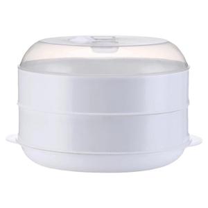 微波炉加热蒸笼食品级家用加水双层加厚容器皿蒸屉蒸盒蒸格