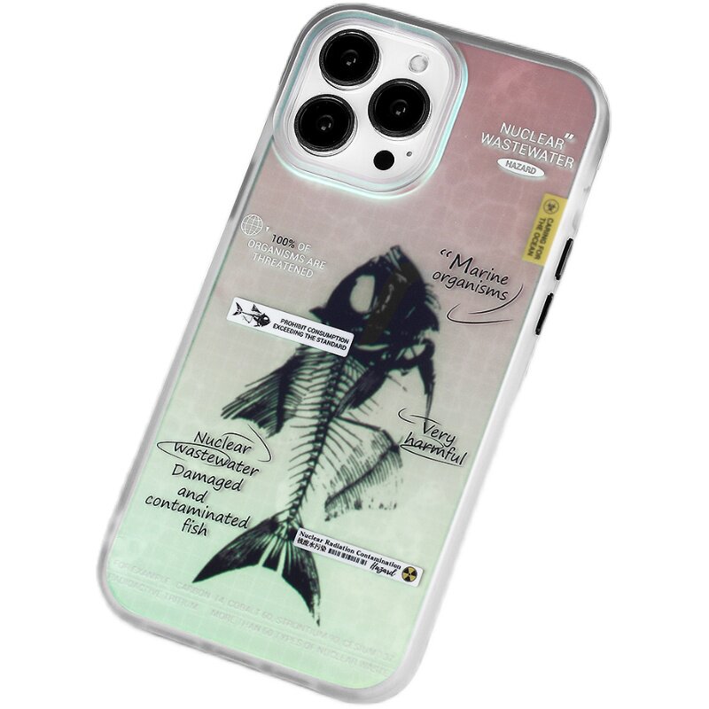 悟望初品iphone15鱼骨标本手机壳