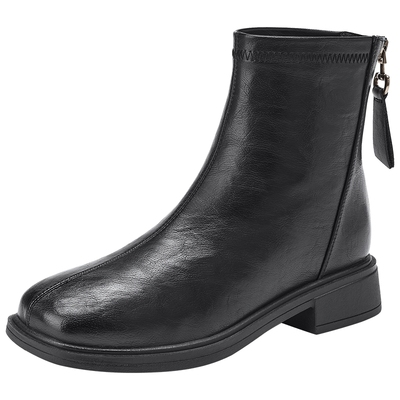 热风2025年冬季新款女时尚休闲靴