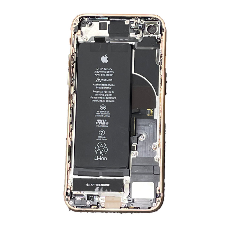 适用苹果SE2后壳总成iphone8拆机中框玻璃8plus后盖总成带排线