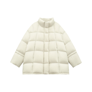 郑买买 三色泡泡 秋冬新款基础百搭经典休闲巨好看的冬装羽绒服女