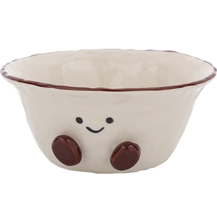 陶瓷碗可爱家用米饭碗面碗家用2025新款高颜值菜盘带耳汤碗手握杯