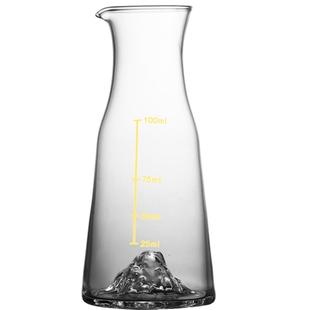 精品手工水晶玻璃白酒分酒器中式家用高端洋酒壶醒酒器2两小酒盅