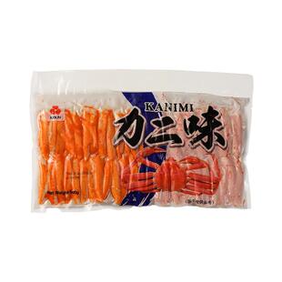 日本纪文力二味蟹柳低脂蟹肉棒手撕即食火锅寿司商用日式松叶蟹柳