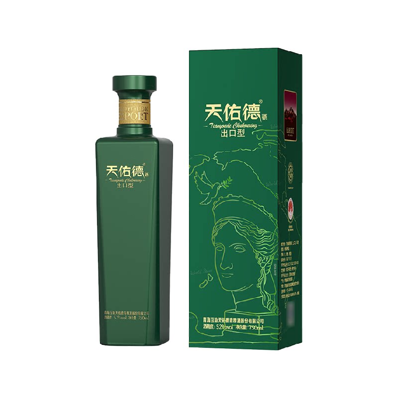 天佑德52度出口型青稞白酒750ml