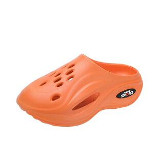 洞洞鞋男款夏季外穿防滑防臭踩屎感厚底增高户外大码运动沙滩凉鞋