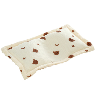 婴儿枕套纯棉a类小米枕芯套子新生儿小尺寸枕头套定型枕宝宝专用