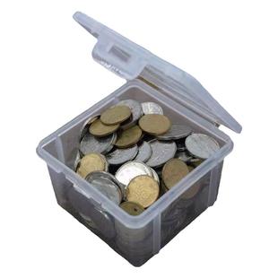 硬币收纳盒纸币一元零钱现金钱币零花钱装钱的盒子钞票卡片存钱盒