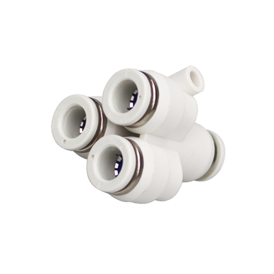 开票PRY四通一转三接头气管快插