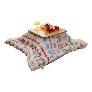 日式被炉こたつ暖桌暖炉取暖桌日本出口森田取暖器实木定制